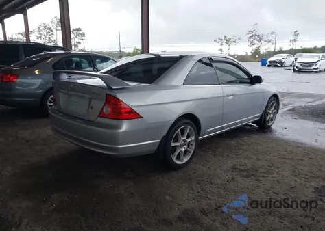 2002 Honda Civic Ex из США, поврежденный, VIN 1HGEM22922L050709